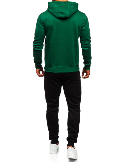 Men's Kangaroo Tracksuit Dark Green Bolf D002