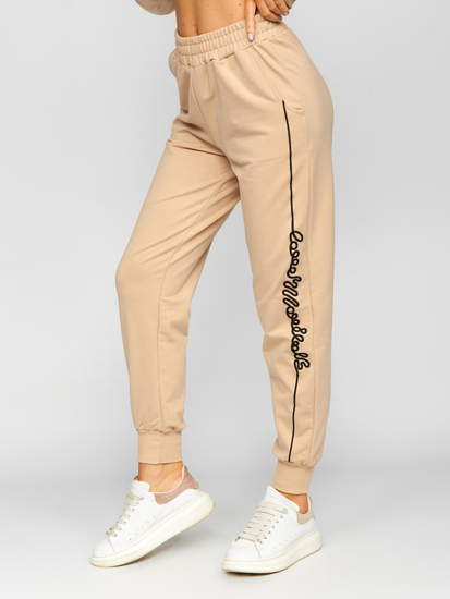 Women's 2-Piece Tracksuit Beige Bolf VE43