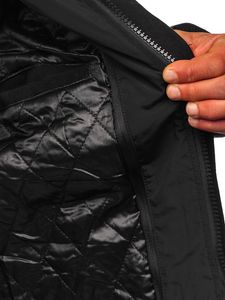 Men's Coat Black Bolf 8856