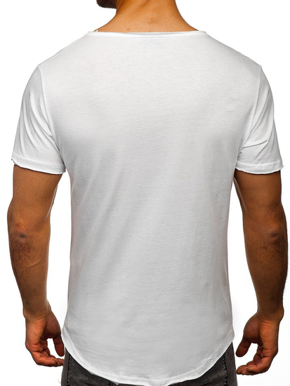 Men’s Basic V-neck T-shirt White Bolf 4049