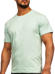 Men's Basic Cotton T-shirt Light Mint Bolf 192397