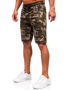 Men's Camo Shorts Green Bolf JX862
