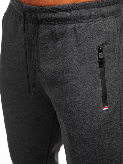 Men’s Thick Sweatpants Anthracite Bolf JX6278