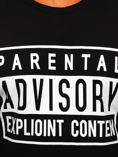 Men's Printed Tank Top Black Bolf 14828