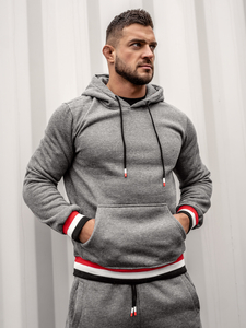 Men's Tracksuit with Hood Graphite Bolf 8C60