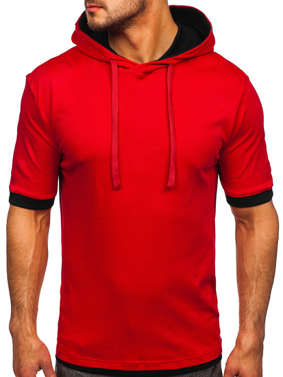 Men's Plain T-shirt Red Bolf 08