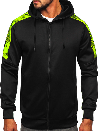 Men's Zip Hoodie Black Bolf 27B8120