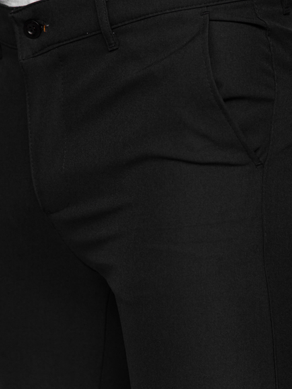 Men’s Elegant Pants Black Bolf 0031