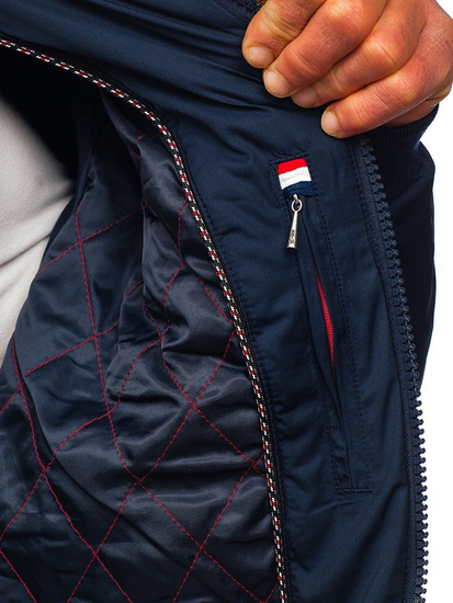 Men's Lightweight Jacket Navy Blue Bolf 1907-1