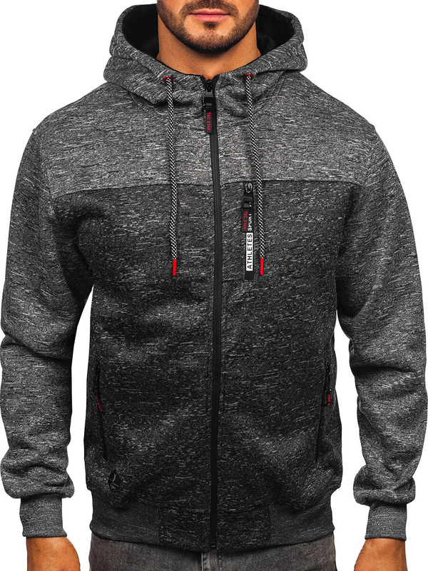 Men’s Warm Hoodie Graphite Bolf TC1308