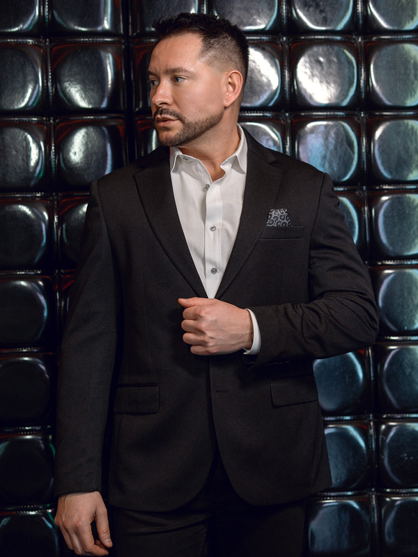 Men’s Casual Blazer Black Bolf 24401-1