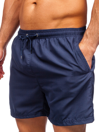 Men's Swimming Shorts Navy Blue Bolf YW07001