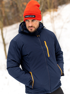 Men's Winter Sport Jacket Navy Blue Bolf HH011
