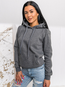 Women’s Kangaroo Sweatshirt Graphite Bolf W02A1