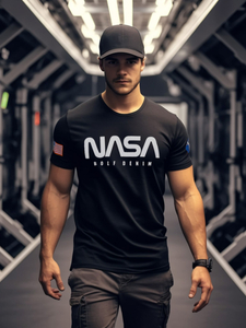 Men's Cotton Printed T-shirt Black Bolf 14401