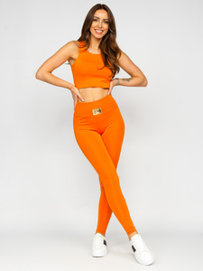 Women’s 2-Piece Sport Outfit Orange Bolf 022A1