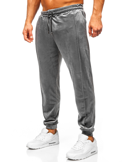 Men's Velour Tracksuit Grey Bolf 0001A