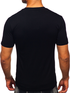 Men's Cotton Printed T-shirt Black Bolf MPO3531
