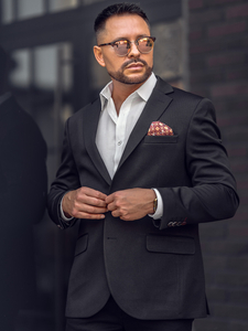 Men’s Casual Blazer Black Bolf 24401