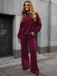 Women’s 2-Piece Sport Outfit masełko Claret Bolf 821111