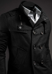 Men's Coat Black Bolf 8857B