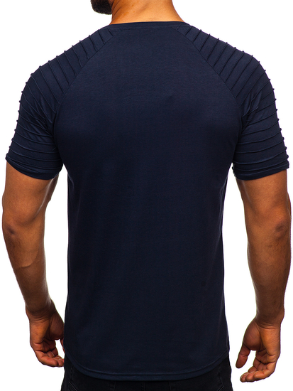 Men's Basic T-shirt Navy Blue Bolf 8T88