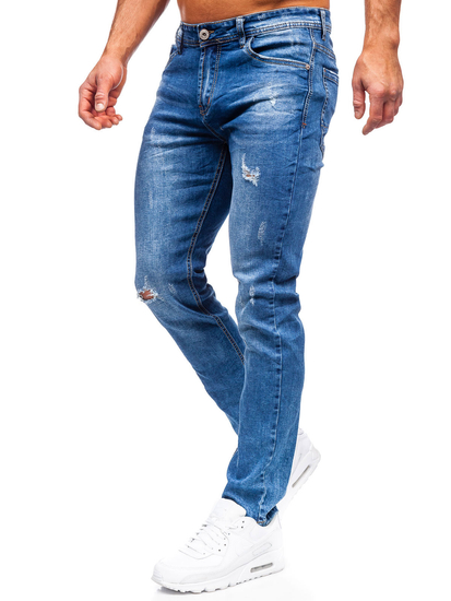 Men's Jeans Regular Fit Navy Blue Bolf K10006-1
