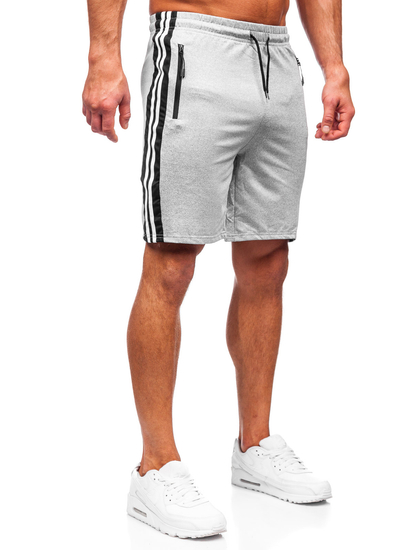 Men's Sweat Shorts Grey Bolf 68005