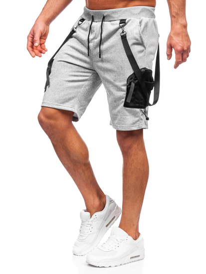 Men's Cargo Shorts Grey Bolf HS7179
