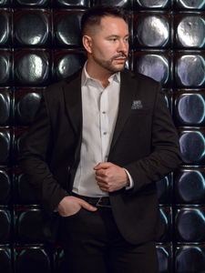 Men’s Casual Blazer Black Bolf 24401-1