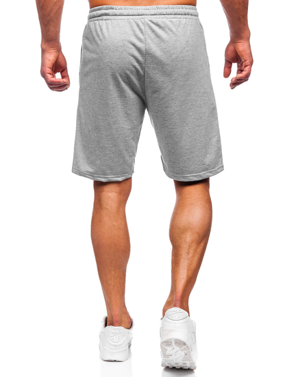 Men's Sweat Shorts Grey Bolf 8K100