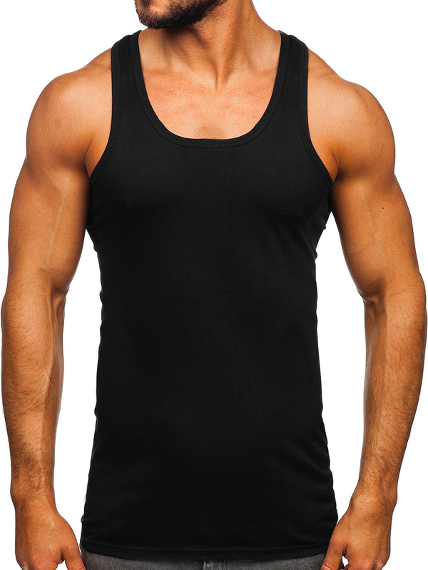 Men's Basic Undershirt Black Bolf TNY1