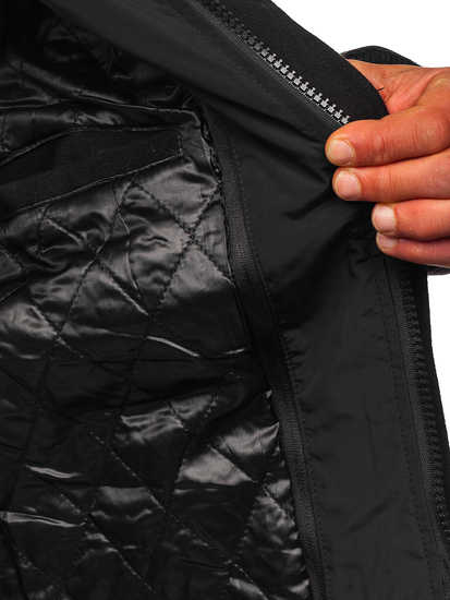 Men's Coat Black Bolf 8856