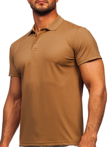 Men’s Polo Shirt Brown Bolf 8T80