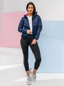 Women's Lightweight Jacket Navy blue Bolf KSW4005