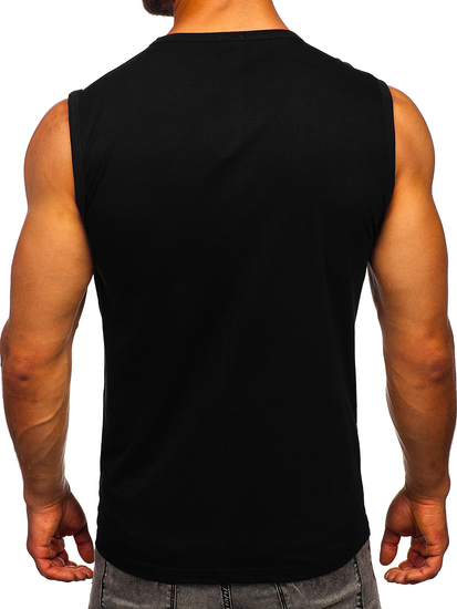 Men's Printed Tank Top Black Bolf 14819