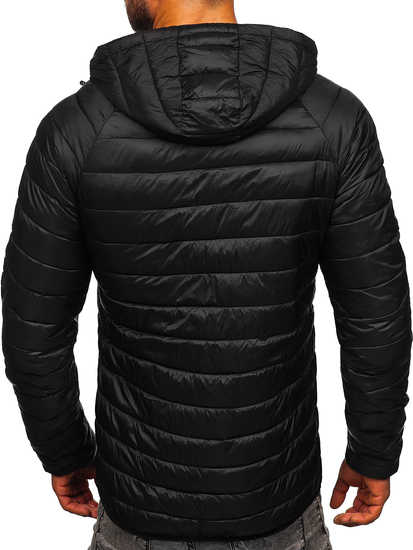 Men's Quilted Lightweight Jacket Black Bolf 58M13021