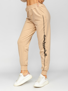 Women's 2-Piece Tracksuit Beige Bolf VE43