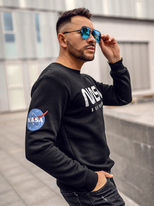 Men's Printed Sweatshirt Black Bolf 146955A