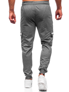 Men's Cargo Sweatpants Anthracite Bolf JX5063