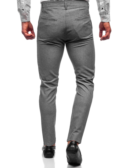 Men's Textile Chinos Grey Bolf 0016
