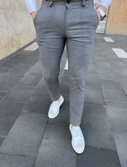 Men's Textile Chinos Graphite Bolf 0042