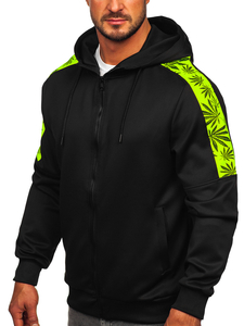 Men's Zip Hoodie Black Bolf 27B8120