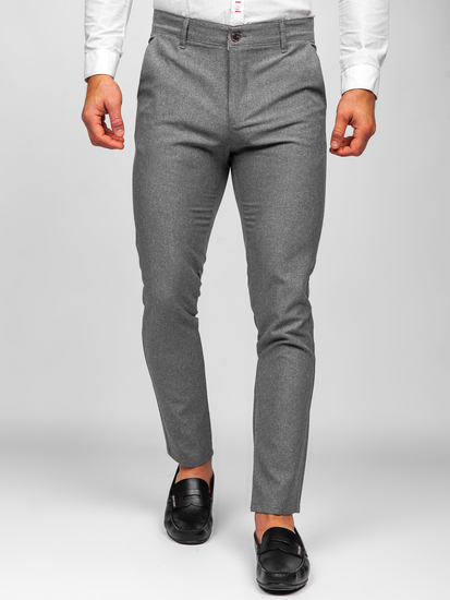 Men's Textile Chinos Grey Bolf 0016