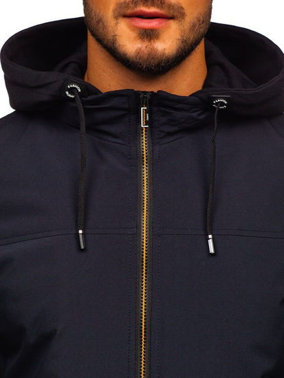 Men’s Transitional Jacket Navy Blue Bolf 5985