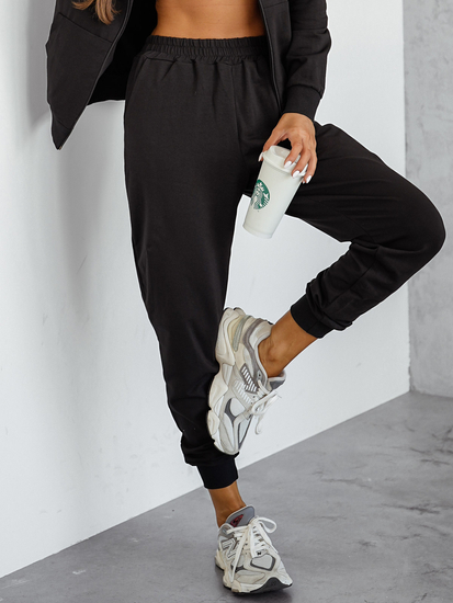 Women’s 2-Piece Sport Outfit z kapturem Black Bolf 821110