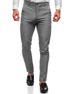 Men's Textile Chinos Grey Bolf 0016
