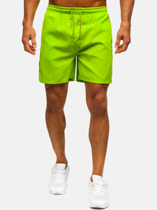 Men’s Swimming Trunks Green-Neon Bolf QD35