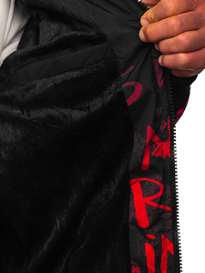 Men's Winter Quilted Jacket Red Bolf 27M8102