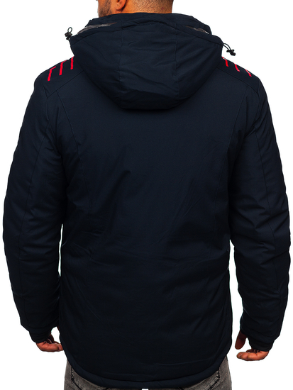 Men's Winter Jacket Navy Blue Bolf 6580